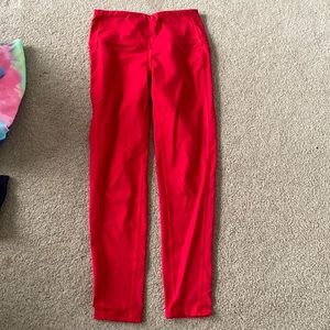 red leggings size xs